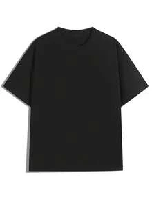 Men'S Japanese Samurai Sword Graphic T-Shirt - Casual Crew Neck, Short Sleeve Tee With Red Stylized Japanese Katanas Design, Breathable Polyester For Spring & Summer Outdoor Wear - 黑色 - 查看 2