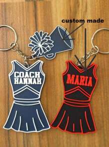 Customized Cheerleader Accessories, Keychain, Card Case, Cheerleading Team Spirit Gift For Daughter, Back-To-School Cheerleader Competition Gift