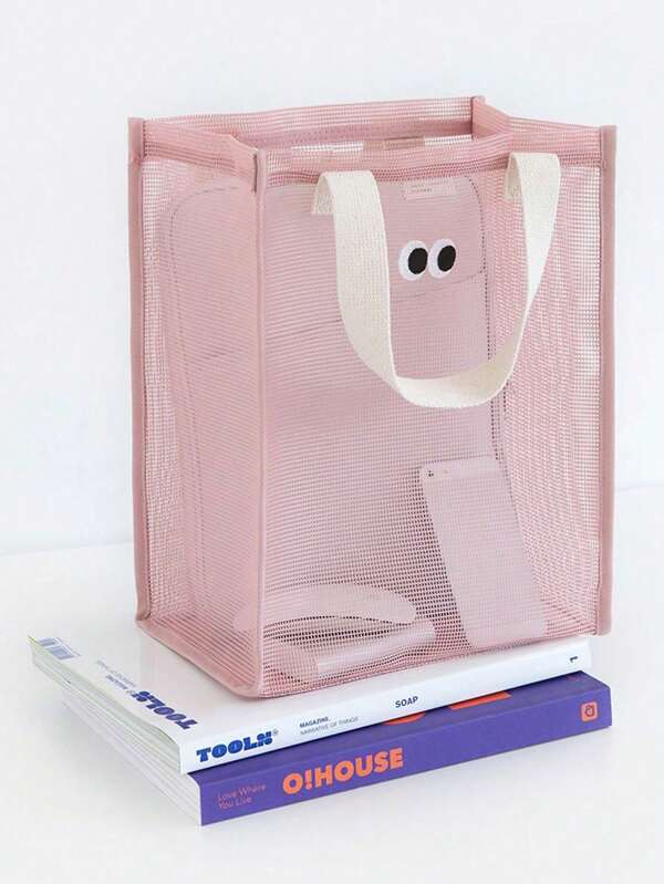 Bolso de playa de malla cruzado, bolso de viaje de playa, bolso de almacenamiento, bolso de mano lindo, bolsa de malla para lavado, bolsa de almacenamiento de natación, bolso de viaje, para vacaciones en la playa, colección de baño, colección de dormitorio, gran capacidad
