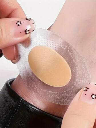 30片装防护耐磨足贴高跟鞋隐形足贴脚跟保护垫颜色随机