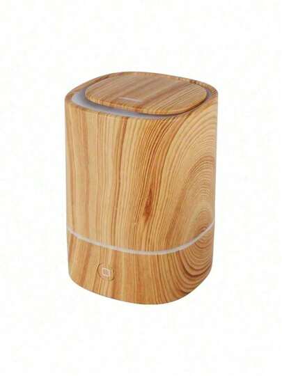 Mini Umidificador De Ar E Difusor De Óleo Essencial Madeira Elétrico Ultrassônico Portátil Para Quarto