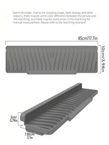 حماية رذاذ حوض المطبخ، غطاء رذاذ الحنفية، صينية تنقيط المقبض، قطعة قماش غسيل أطباق متعددة الأغراض للمطبخ، حصيرة رذاذ الحنفية المحسنة 29.92/24.01 بوصة، حصيرة سيليكون للحنفية، حصيرة تجفيف الحنفية، حصيرة سيليكون لحماية رذاذ الحنفية، حصيرة سيليكون لالتقاط مياه الحنفية للمطبخ والحمام والحوض اليدوي، حصيرة مقاومة للرذاذ، حصيرة سيليكون للبالوعة، جهاز متعدد الوظائف لحماية سطح الحوض من الرذاذ