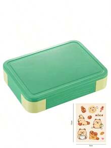 1300ml Adult Bento Lunch Box With Compartments, 5 Sections Leakproof Lunch Container With Utensils, Suitable For School, Picnic, Hiking, Blue - Multicolor - View 11