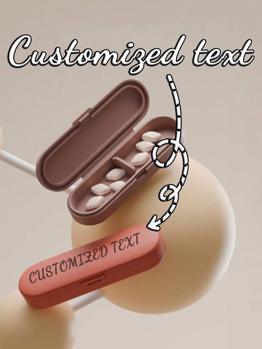 1pc Custom Personalized Pill BoxesWeekly Pill BoxesPersonalized NameWeekly Pill Box Organizer|Customized 7-Day Travel Pill Sets| Vitamin Holder Container|Magnetic Locking Lid|Grandpa, Grandma, Mom, Teacher Gifts |Ideal For Father's Day, Mother's Day, Birthdays, Teacher Appreciation |Valuable Style Health..! Unique Pill Organizer