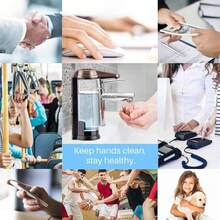 17oz Automatic Liquid Soap Dispenser, Touchless Battery Operated Hand Soap Dispenser With Adjustable Soap Dispensing Volume Control Dial, Personal Care Dispenser (Antique Copper),8802336 - Xanh và trắng - Xem 10