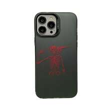 Adecuado para 16ProMax/16Plus/16Pro/16, 15/14/13/12/11 Todas las Series Nueva Funda Protectora de Teléfono con Patrón Creativo de Moda, Gradiente Deslumbrante IMD Láser, a Prueba de Golpes y Antideslizante, Funda Híbrida Clásica e para Regalar. - Negro - Ver 10