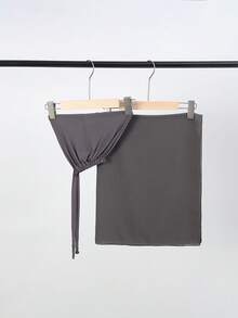 2pcs Women Headscarf & Hijab Set, Versatile Underscarf Cap + Chiffon Scarf Combo, Suitable For Middle East Ramadan Abaya For Dress