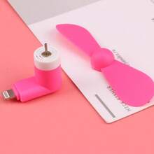 1PC Creative USB Mini Mobile Phone Fan, TYPE-C Android Apple Portable Small Fan, Three In One Mobile Phone Fan, Silent Fan, Small Gift, Cool In Summer, Suitable For Outdoor Use, Compatible With Android, Apple, And Power Bank Interfaces, Easy To Carry, Compact And Detachable Design Summer Cooling,Beach,Travel - Multicolor - View 31