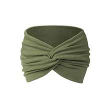 1 szt. szeroka miękka damska opaska na głowę, elastyczne bandany w stylu boho, opaski do jogi, akcesoria do włosów, opaski na głowę, wiązane, rozciągliwe, antypoślizgowe, duże opaski do jogi, bieganie, duży sportowy, ciepły, termiczny szalik na głowę