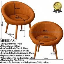 MOBLAN DECOR Modern Dining Room Decor Armchair, Soft Velvet Fabric, Sturdy Wooden Feet