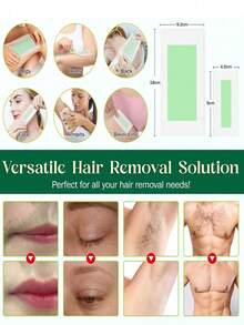 10 pezzi Strisce depilatorie monouso in tessuto non tessuto - Durevoli e riutilizzabili, prodotti per la rimozione dei peli - Adatte per braccia e gambe, uso domestico e in salone per il viso - Rimozione delicata dei peli, rimozione dei peli del viso, ceretta indolore per viso, sopracciglia, labbra, mento, guance, facile da usare, comoda, rimozione rapida dei peli, delicata e non irritante