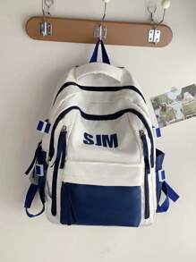 Nuovo zaino casual alla moda e colorato da 26L a grande capacità per uomo, zaino per studenti, borsa da viaggio