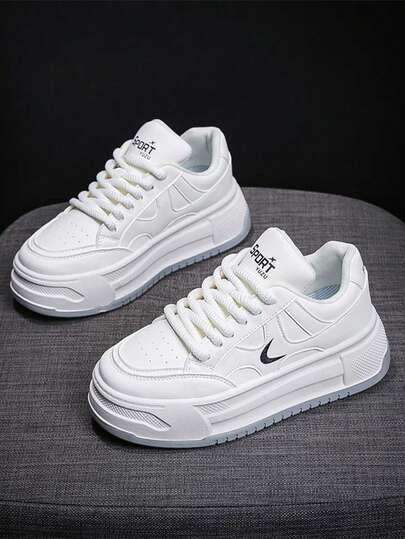 Tenis Casuales, Suaves Y Cómodos De Suela Gruesa Para Mujer