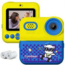 Kids Instant Print Digital Camera Toy – Built-In Zink Photo Paper Printer, Fun Music Player & Sound Effects | 2.4" LCD Screen, 1080P HD Video & 16X Zoom | Creative Travel Photography Toy For Boys & Girls Ages 3-12 | Perfect Birthday, Christmas, Holiday Gift (Pink/Blue/Purple) - XX-multicolor - View 14