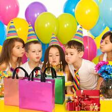 12, Mixed Color Gift Bags, Colored Large Gift Bags, Birthday Party Bags, Party Bags, Wedding Bags, Shopping Bags, Party Bags, Baby Gift Bags, Reusable Gift Bags. - 12個 - 查看 4