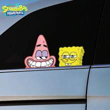 SPONGEBOB 1 件创意卡通海绵宝宝趣味汽车贴纸 - 车身划痕保护装饰贴纸 - 均碼 - 查看 3