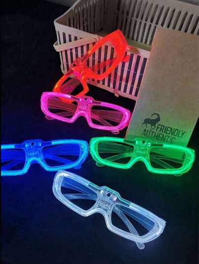 24 piezas Gafas de fiesta con luces LED de colores surtidos, con doble cubierta de sombra, gafas luminosas y gafas luminosas con parpadeo inalámbrico. Estos son artículos para usar en entornos oscuros. Recuerdos de fiesta de color azul cobalto. Recuerdos de fiesta de colores neón, adecuados para bodas, cumpleaños, San Valentín, decoraciones de primavera, temporada de graduación, suministros de fiesta de iluminación de Año Nuevo, regalos de Año Nuevo, decoraciones de Año Nuevo, Feliz Año Nuevo.