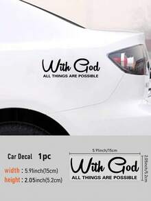 SUPSTICKER 1 件彩色渐变“只要有信念，一切皆有可能”汽车贴纸贴花，自粘式 PVC 贴纸，带有励志名言，适用于卡车、汽车和笔记本电脑，5.91 * 2.05 英寸贴纸个性化贴纸 - 彩色 - 查看 15