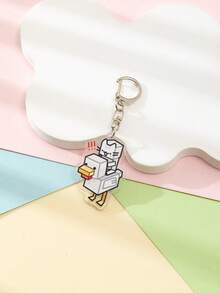 1 件亚克力可爱卡通线条猫钥匙扣/上班族猫/爱心猫/小丑小猫/蜜蜂小猫/蓝色包包小猫/裹在被子里的小猫/哭泣小猫/金钱小猫/芒果小猫/动物主题钥匙扣吊坠背包装饰/包包配件/书包配件/钱包吊坠/朋友的汽车配件包饰动物哥特 Y2k 圣诞礼物创意包挂绳带身份证夹汽车配件包饰 - 彩色 - 查看 27