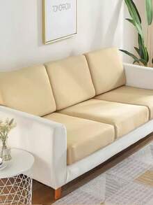 1/2/3/4 buah Sarung Bantal Sofa Sutra Susu, Elastisitas Tinggi, Tahan Debu, Perlindungan UV, Anti Gores, Cocok Untuk Ruang Tamu, Kamar Tidur, Hotel Dan Dekorasi Rumah Lainnya - Krem - View 8