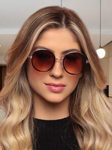 Women Fashion Glasses - Màu Đỏ Sâu - Xem 2