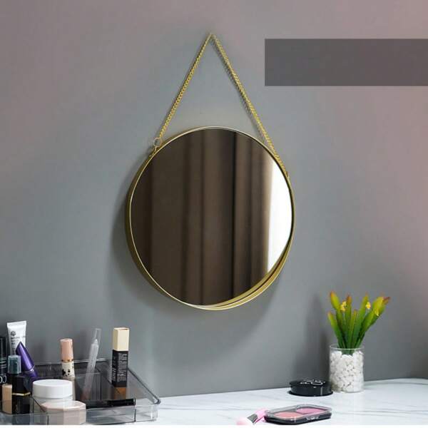 1 pieza Espejo de tocador montado en la pared sin goteo, dormitorio, baño, tocador, espejo de maquillaje