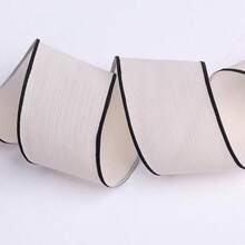 Black & White Glossy Vertical Striped Ribbon, Black & White Fabric Ribbon, DIY Bow Tie, Floral Decor Straw Hat, Suitable For DIY Hair Clips - Handmade Bow Tie Accessories, Sewing & Weaving Supplies, Sewing Ribbon, Holiday Party Gift Wrapping