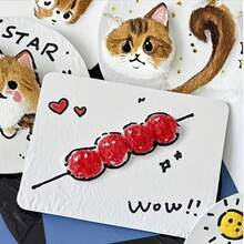 10pcs Textured Painting Squishies DIY White Compressed Wood Pulp Cotton Foaming Textured Painting Paper, Magic Fluffy Paint Fluffy Paint Paper, Cardboard And Expandable Foam Art Paper