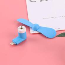 1PC Creative USB Mini Mobile Phone Fan, TYPE-C Android Apple Portable Small Fan, Three In One Mobile Phone Fan, Silent Fan, Small Gift, Cool In Summer, Suitable For Outdoor Use, Compatible With Android, Apple, And Power Bank Interfaces, Easy To Carry, Compact And Detachable Design Summer Cooling,Beach,Travel - Multicolor - View 34