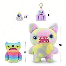 ZURU ​ZURU Fuggler 9" Fart Face Series Plush Toy - Funny Ugly Monster Band Teeth, Collect Them All (5 Styles) Gift For Kids​