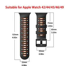 سوار استبدال ساعة أبل عالي الجودة من السيليكون بتصميم مستوحى من الدروع، أنيق وجذاب، مناسب للمتبعين للموضة والرياضيين والطلاب، مناسب لطرازات ساعة أبل 42/44/45/46/49، تصميم ثقوب شكل شبه منحرف، جميل ومنفذ للهواء، مناسب للاستخدام اليومي والرياضة والياقة البدنية
