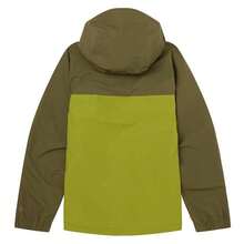 Timberland Chaqueta deportiva con capucha de hombre de bloques de color con cremallera de contraste, deportiva y liviana para entrenamiento, A41SF