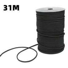 Lislark 4 Mm 9 Strand Paracord 550 Spec Camo Colours 31m-100m Bush Craft Camping Hiking - 31M Black - View 9