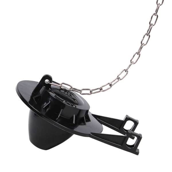 1 Pieza Tapón del inodoro de 2 pulgadas, fácil de instalar con cadena y goma de larga duración, ahorro de agua para el inodoro con válvula con fuga