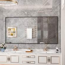 180 X 80 Cm Standing Mirror, Floor Large Mirror, Standing Mirror, Against Wall For Bedroom, Cladding And Wall Mounted Thin Frame Mirror