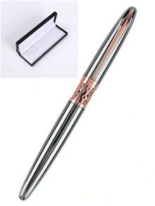 [Customized] 1pc Elegant & Fashionable Hollow Pen Barrel Ink Fountain Pen With 0.38mm Fine Nib, Smooth Writing, Refillable Ink Cartridge, Includes 30pcs Ink Cartridge Refills, 2.6mm Diameter, Perfect For Daily Writing, Calligraphy, Signature, Ideal As Personalized Gifts For Valentine's Day, Christmas, Back To School, Graduation, Father's Day, Teacher's Day, Thanksgiving - Multicolor - View 28