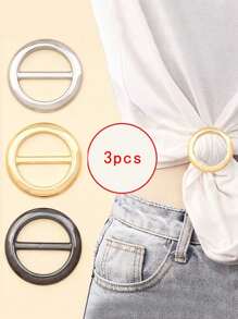 1 件女士几何螺旋形锌合金胸针，时尚围巾扣配饰女士