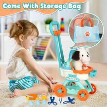 Lehoo Castle Maletin Medicos Juguete, Veterinario Juguete con Cochecit de Juguete, Kit Medico Infantil con Perro de Peluche, Doctora Juguetes, Juguetes Niña 3 Años - 1 - Ver 7