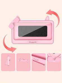 1个防水手机支架，淋浴壁挂式手机壳，浴室防水手机盒支架，带触摸屏功能，适合观看视频和电视节目，无需钻孔，防溅水，触控灵敏 - 兼容 15、14、13、12 Pro Max、XS、XR以及6.8英寸以下的手机 - 彩色 - 查看 19