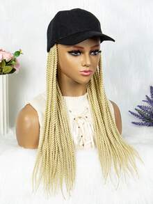 Synthetic Braided Wig - Comes With Baseball Cap - Perfect Braid Baseball Cap Style For Women - Gold - View 2