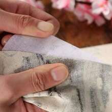 100x112厘米单面热熔胶衬布树脂熨烫衬里DIY拼布缝纫布手工材料 - 彩色 - 查看 7