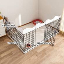 Freestanding Pet Fence, Indoor Home Use, For Small Dogs, Cats, Rabbits And Other Small Animals
