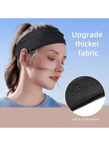 1PC Headbands For Women Wide Non Slip Boho Head Bands Elastic Thick Soft Hairbands Fashion Workout Yoga Hair Accessories Bath Sheet