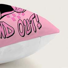 MEMNUN 4 vỏ gối polyester in họa tiết Halloween màu hồng và chữ [Không có ruột gối], 17,7*17,7in (45*45cm)/19,69*19,69in (50*50cm)/15,75*15,75in (40*40cm), [In một mặt] Vỏ gối trang trí Halloween cho ghế sofa, giường, phòng khách, phòng ngủ, ô tô, văn phòng, khách sạn, mọi mùa, quà tặng hoàn hảo cho gia đình và bạn bè - Nhiều màu - Xem 6