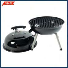 14.5" Portable Tabletop Charcoal Grill For Parties, Camping Trips, Picnics