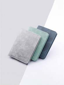 休闲时尚迷你超薄多功能钱包驾驶证PU皮套多卡位证件夹男士钱包迷你钱包零钱包男士钱包真皮小钱包钱夹 - 彩色 - 查看 2