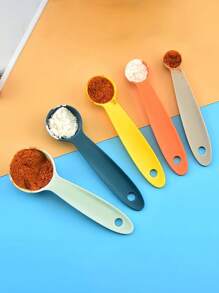 5pcs Baking Powder Measuring Spoon, Milk Powder Spoon, Coffee Spoon, Seasoning Spoon, Graduated Measuring Spoon, Double Graduated Measuring Spoon, Liquid Powder Graduated Baking Spoon, Kitchen Baking Tool. - Multicolor - View 7