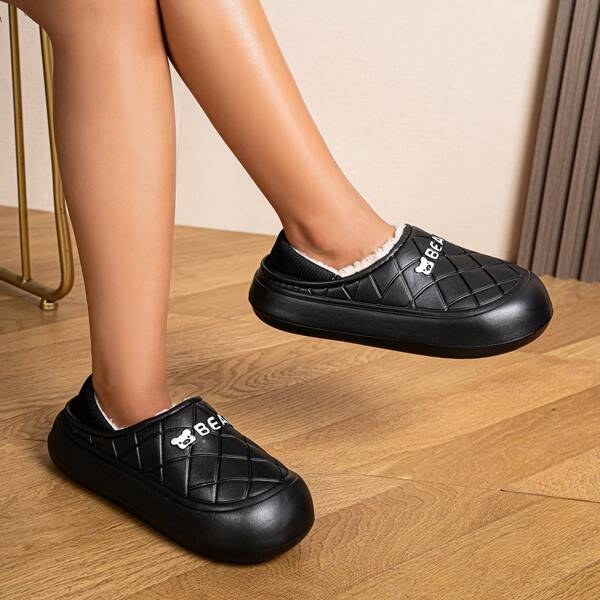 Women's Winter 2025 New Indoor Home Thick Bottom Anti-Slip Outdoor Slippers, Couples