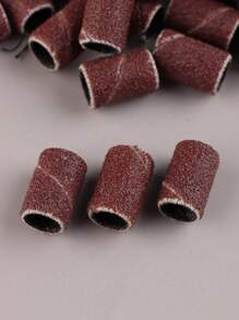 适用于指甲钻头的打磨带，抛光凝胶，去除死皮老茧，修指甲和修脚，100 件 - 巧克力棕 - 查看 4