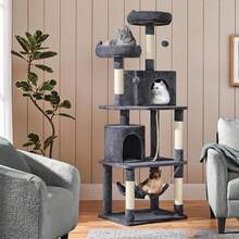 Árboles y casas para gatos - Gris Oscuro - Ver 3